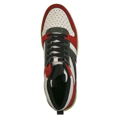 Baskets, Sneakers|STREET LIFE Baskets Montantes Homme Beige Et Bordeaux