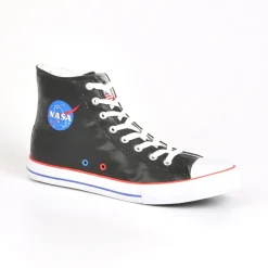 Baskets, Sneakers|NASA Baskets Montantes Homme Noir
