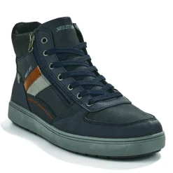 Baskets, Sneakers|STREET LIFE Baskets Montantes Homme Bleu Marine