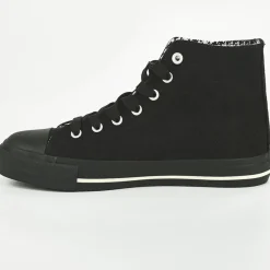 Baskets, Sneakers|MICKEY Baskets Montantes Femme Noir