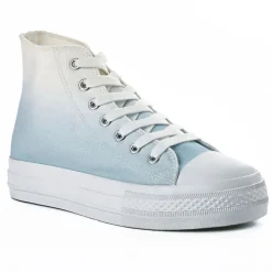 Baskets, Sneakers|STREET LIFE Baskets Plateforme Femme Bleu Ciel