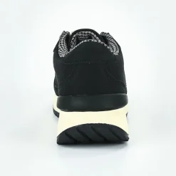 Baskets, Sneakers|STREET LIFE Baskets Plateforme Femme Noir