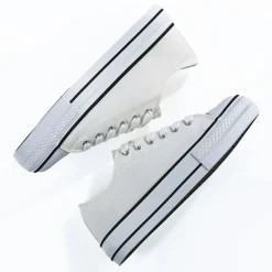 Baskets, Sneakers|STREET LIFE Baskets Plateforme Femme Blanche