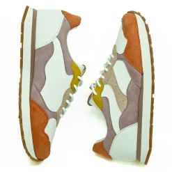 Baskets, Sneakers|STREET LIFE Baskets Retro Running Femme Blanc Et Rose