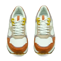 Baskets, Sneakers|STREET LIFE Baskets Retro Running Femme Blanc Et Rose