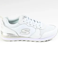 Baskets, Sneakers|SKECHERS Baskets Sneakers Femme Blanc Retros Og 85 Goldn Gurl