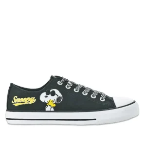 Baskets, Sneakers|SNOOPY Baskets Femme Noir