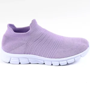 Baskets, Sneakers|STREET LIFE Baskets Ultra Legeres Femme Violet Elastique