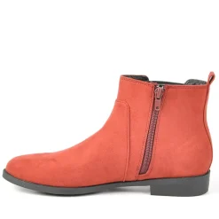 Boots, Bottines|SKILLS Boots Aspect Velours Orange
