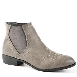 Boots, Bottines|VICE VERSA Boots Avec Elastiques Gris