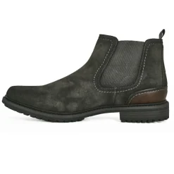 Boots, Bottines|FORTUNATO Boots Chelsea Homme Noir Avec Elastiques