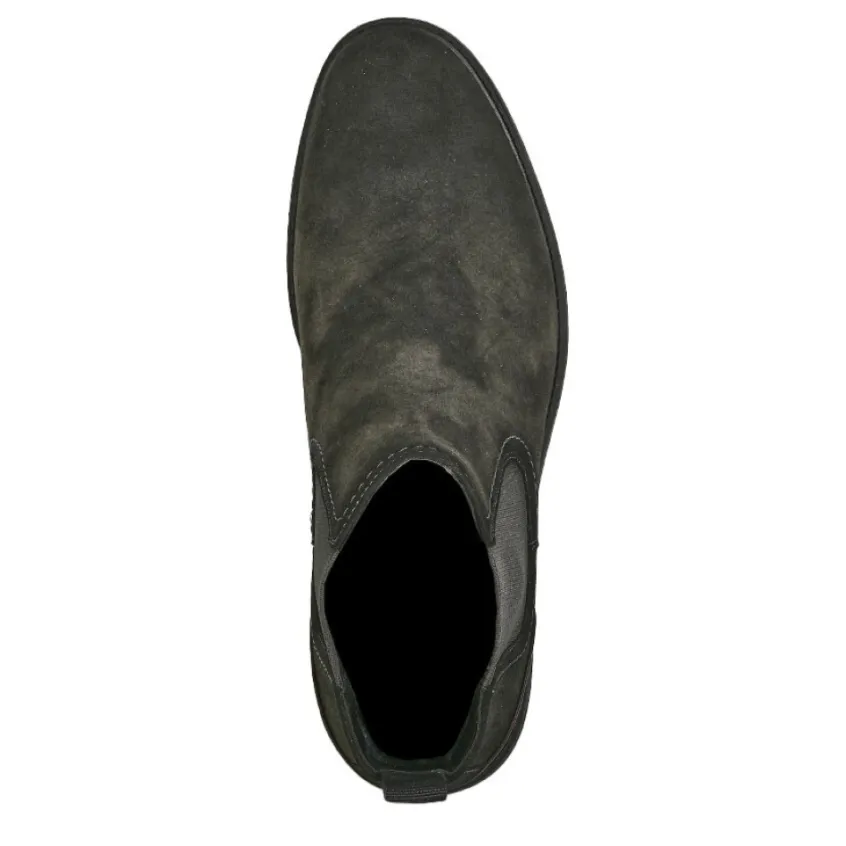 Boots, Bottines|FORTUNATO Boots Chelsea Homme Noir Avec Elastiques