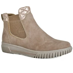 Chaussures Confort|RELIFE Boots Confort Femme Nude Avec Elastiques