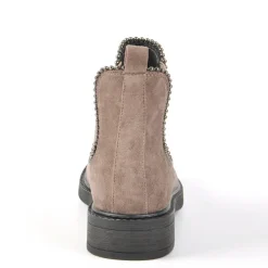 Boots, Bottines|VICE VERSA Boots Femme Avec Elastiques Gris