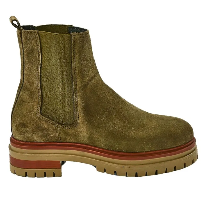 Boots, Bottines|TIPO ALTO Boots Femme Kaki