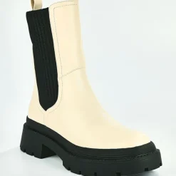 Boots, Bottines|VICE VERSA Boots Femme Ivoire