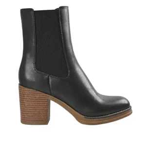 Boots, Bottines|VICE VERSA Boots Montantes Femme Noir A Talon
