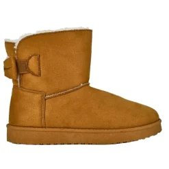 Boots, Bottines|VICE VERSA Boots Plates Femme Camel Fourrees