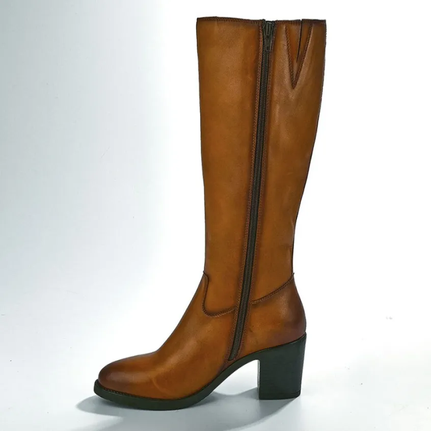 Bottes, Cuissardes|TIPO ALTO Bottes A Talons Femme Camel