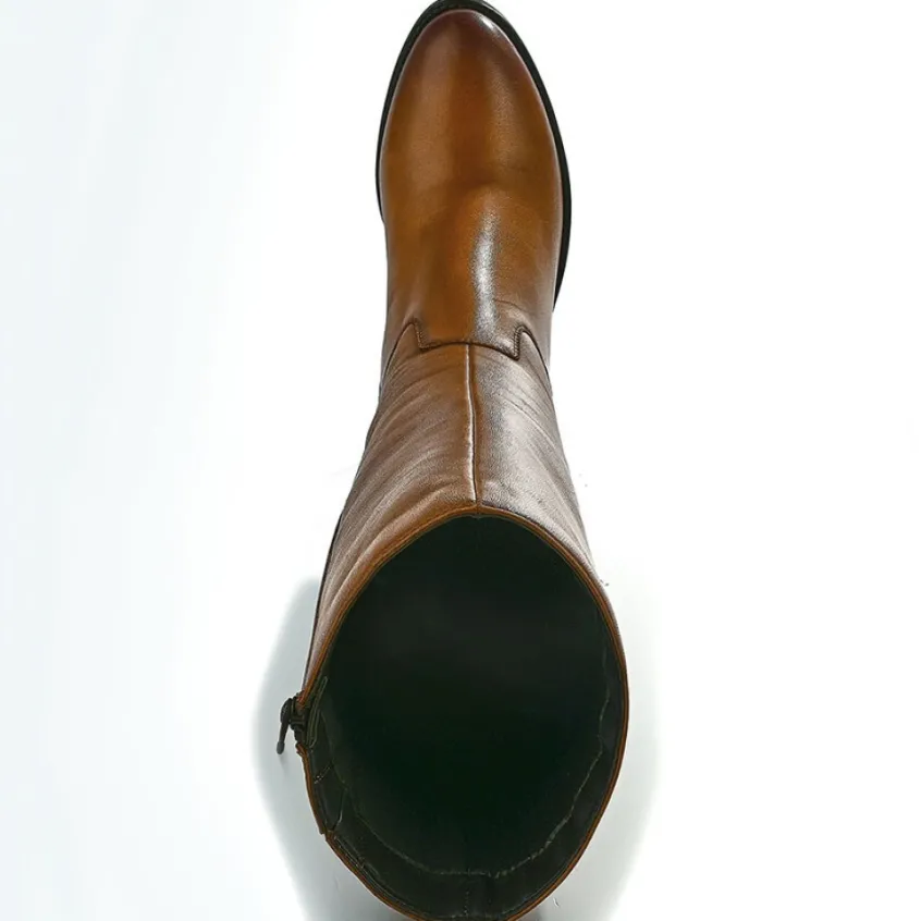 Bottes, Cuissardes|TIPO ALTO Bottes A Talons Femme Camel