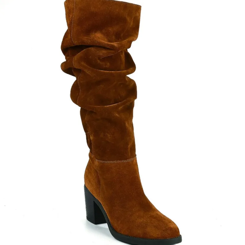 Bottes, Cuissardes|TIPO ALTO Bottes A Talons Femme Camel