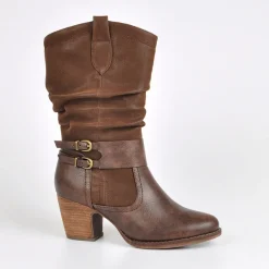 Bottes, Cuissardes|VICE VERSA Bottes A Talons Marron