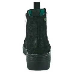 Chaussures Confort|ECO BIO VEGAN Bottes Compensees Femme Noir