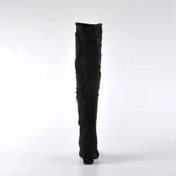 Bottes, Cuissardes|VICE VERSA Bottes Cuissardes Avec Effet Reptile Noir