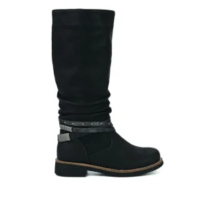 Bottes, Cuissardes|VICE VERSA Bottes Plates Femme Noir