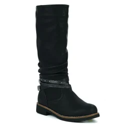 Bottes, Cuissardes|VICE VERSA Bottes Plates Femme Noir