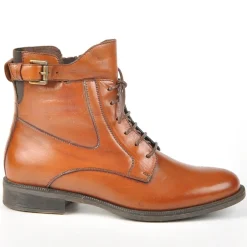 Boots, Bottines|TIPO ALTO Bottines A Lacet Plates Camel