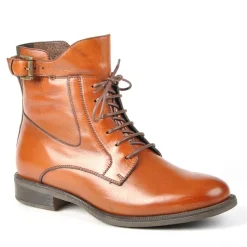 Boots, Bottines|TIPO ALTO Bottines A Lacet Plates Camel