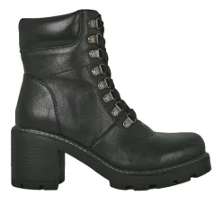 Boots, Bottines|VICE VERSA Bottines A Talon Femme Noir Semelle Crantee