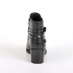 Boots, Bottines|TIPO ALTO Bottines A Talons Avec Boucles Metalliques Noir