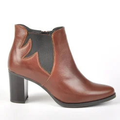 Boots, Bottines|TIPO ALTO Bottines A Talons Avec Elastiques Marron