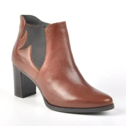 Boots, Bottines|TIPO ALTO Bottines A Talons Avec Elastiques Marron