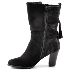 Boots, Bottines|VICE VERSA Bottines A Talons Avec Pampilles Noir