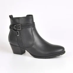 Boots, Bottines|VICE VERSA Bottines A Talons Avec Petits Clous Noir