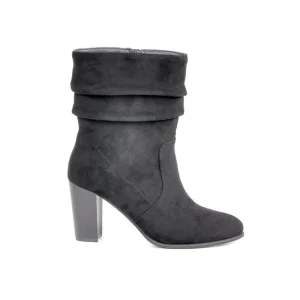 Boots, Bottines|MASCARA Bottines A Talons Avec Tige Plissee Noir