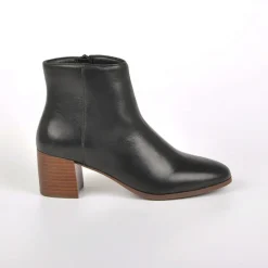 Boots, Bottines|TIPO ALTO Bottines A Talons Avec Zip Pratique Sur Le Cote Noir