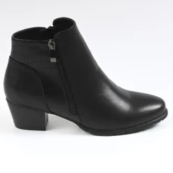 Boots, Bottines|VICE VERSA Bottines A Talons Femme Avec Zip Decoratif Noir