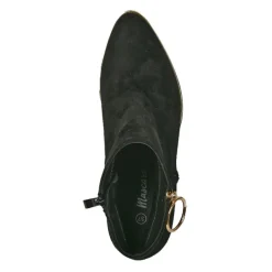 Boots, Bottines|MASCARA Bottines A Talons Femme Avec Zip Decoratif Noir