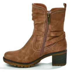 Chaussures Confort|RELIFE Bottines A Talons Femme Marron