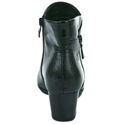 Chaussures Confort|SCALINA Bottines A Talons Femme Noir