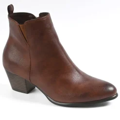 Boots, Bottines|VICE VERSA Bottines A Talons Femme Marron