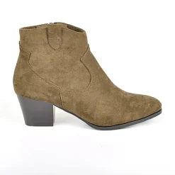 Boots, Bottines|VICE VERSA Bottines A Talons Femme Kaki