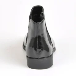 Boots, Bottines|VICE VERSA Bottines Chelsea Femme Vernis Noir A Elastiques