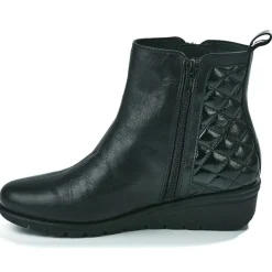 Chaussures Confort|SCALINA Bottines Compensees Femme Noir
