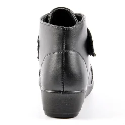 Chaussures Confort|LADY CONFORT Bottines Compensees Noir