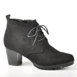 Chaussures Confort|SCALINA Bottines Femme A Talons Noir